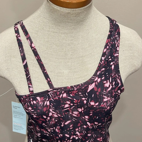 NWT!! Zella - Strapy Crop Tank Top - Pink - Size Medium - Picture 3 of 9
